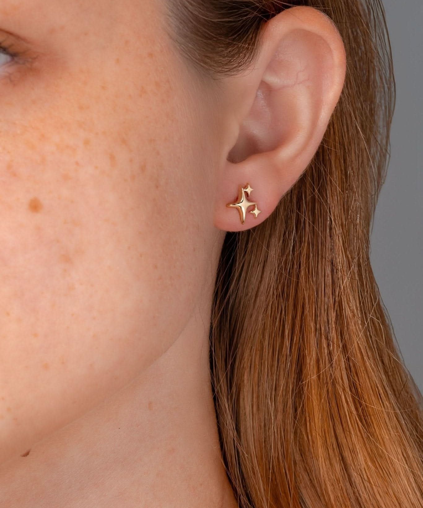 Kira Earrings in 14k Yellow Gold - PBD Earrings