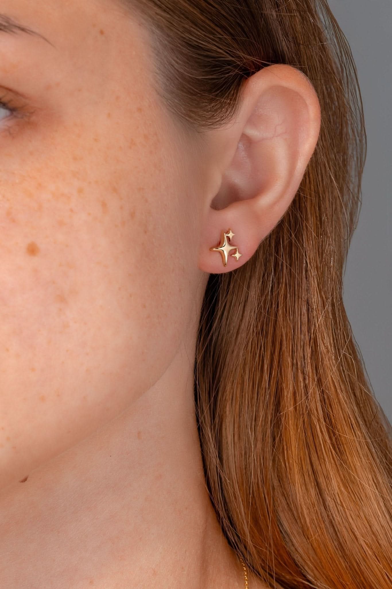 Kira Earrings in 14k Yellow Gold - PBD Earrings