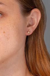 Kira Earrings in 14k Yellow Gold - PBD Earrings