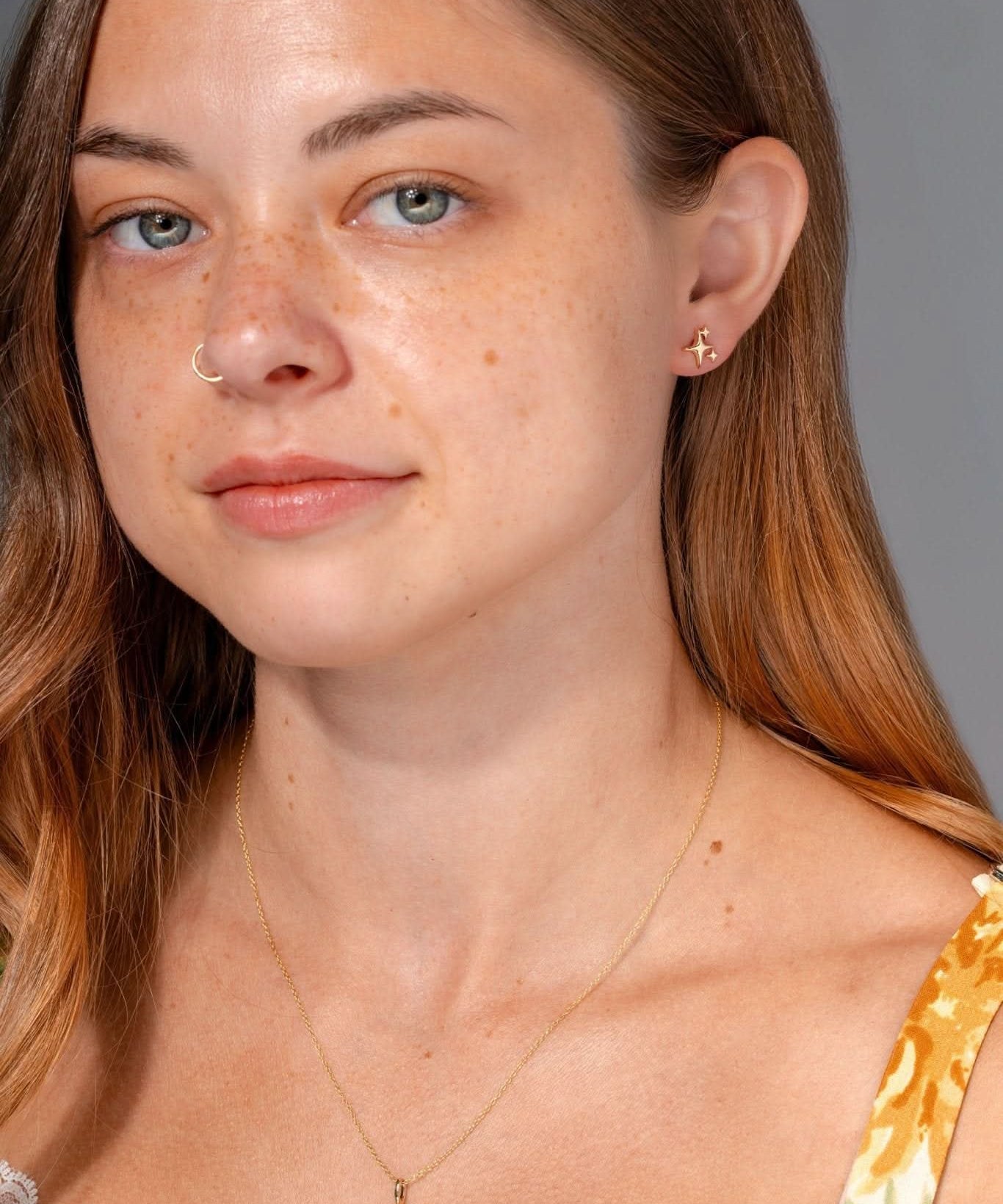 Kira Earrings in 14k Yellow Gold - PBD Earrings