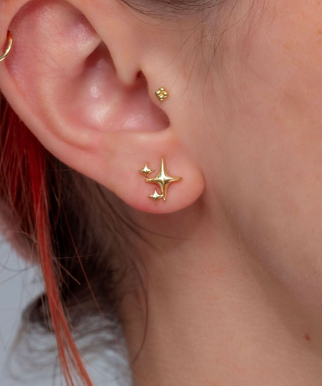 Kira Earrings in 14k Yellow Gold - PBD Earrings