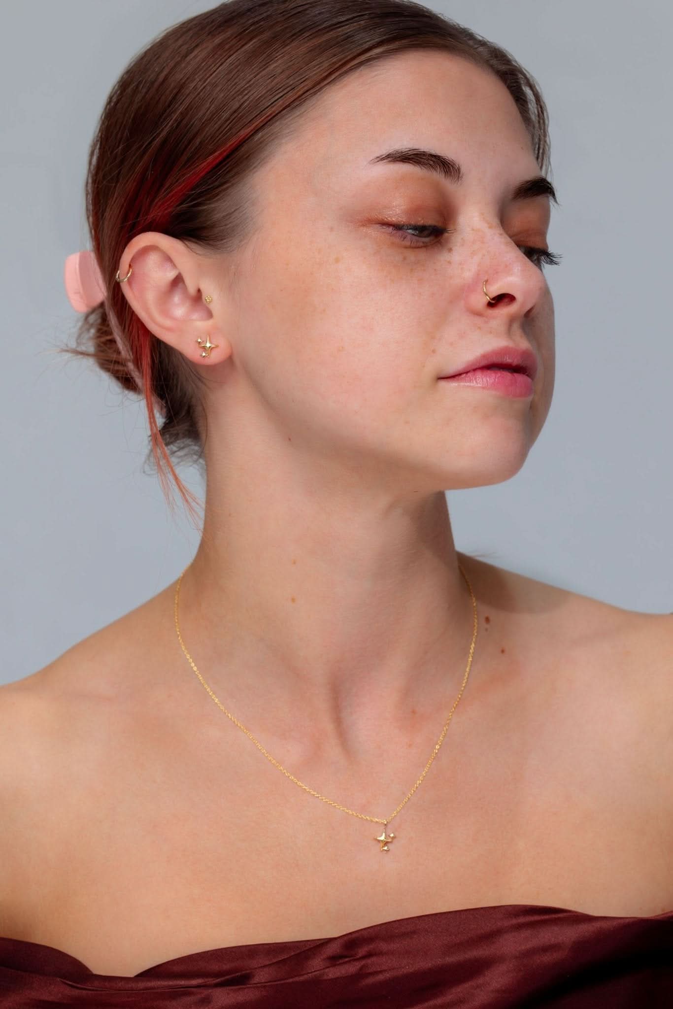 Kira Earrings in 14k Yellow Gold - PBD Earrings