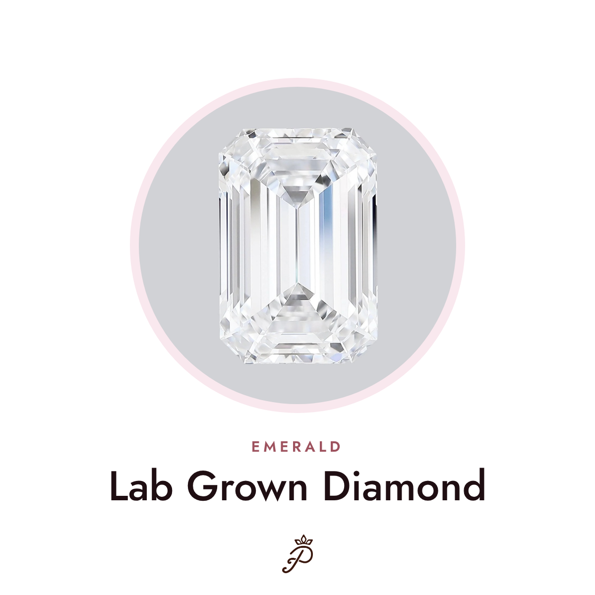 Emerald lab grown diamond