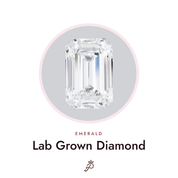 Emerald lab grown diamond