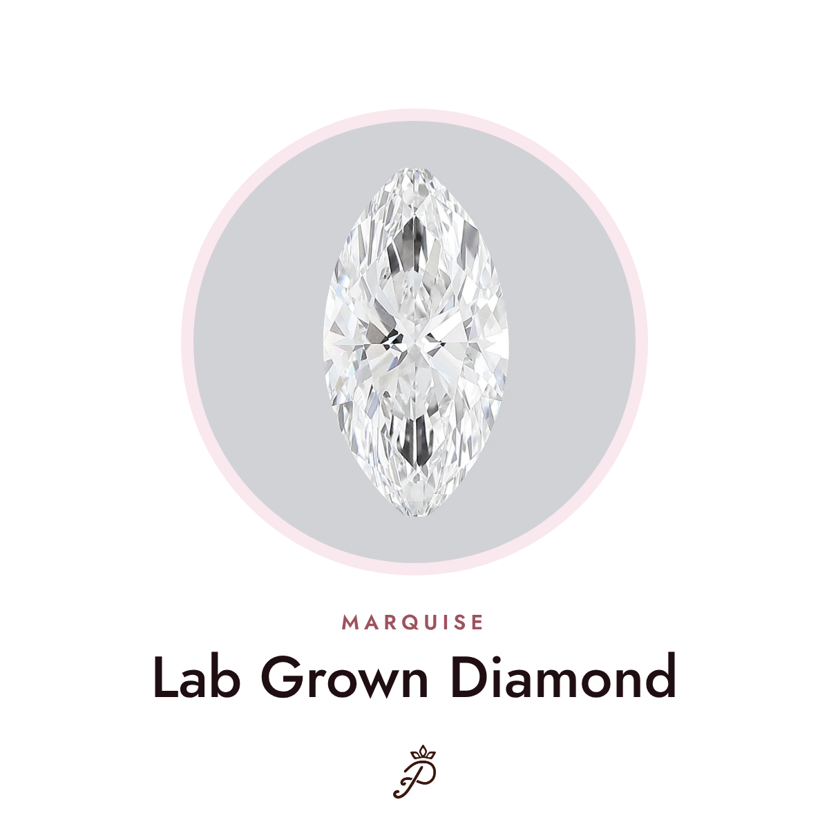 Marquise lab grown diamond