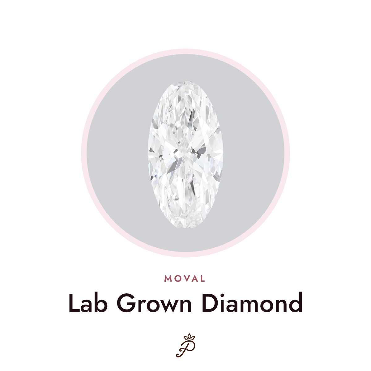 Moval lab grown diamond