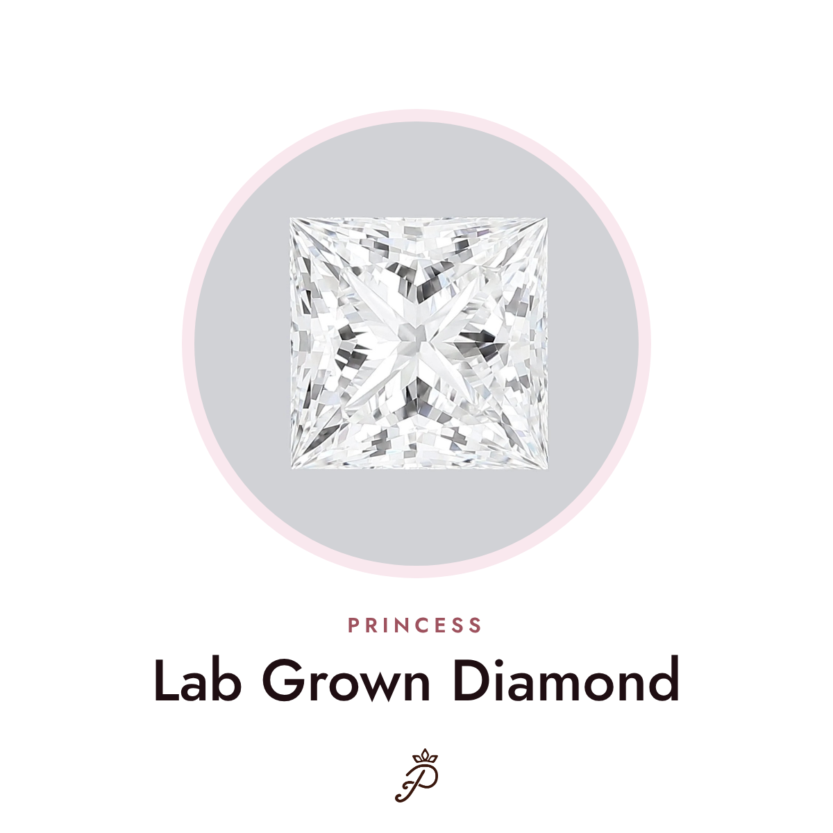 Princess lab grown diamond
