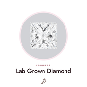 Princess lab grown diamond
