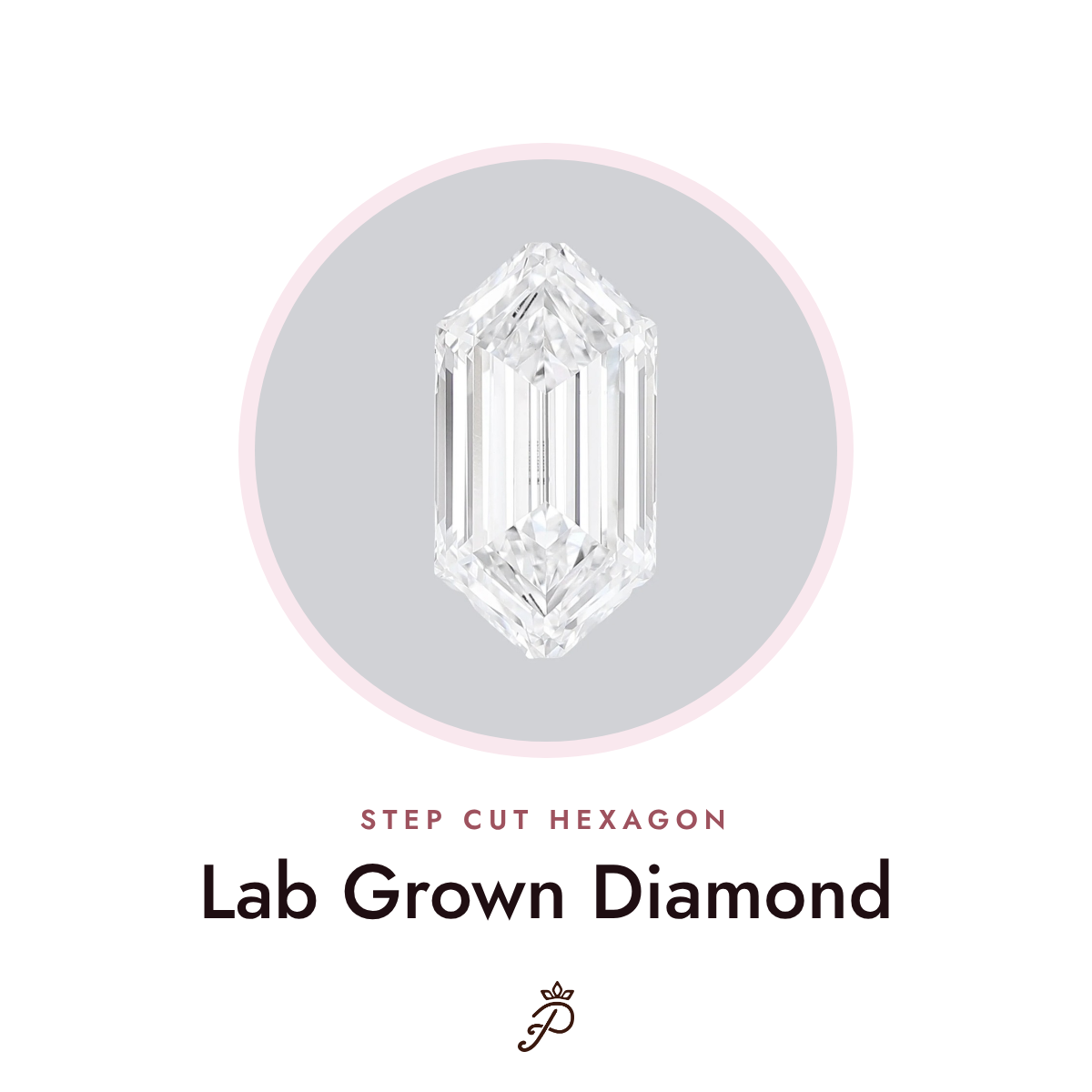 Step Cut Hexagon lab grown diamond