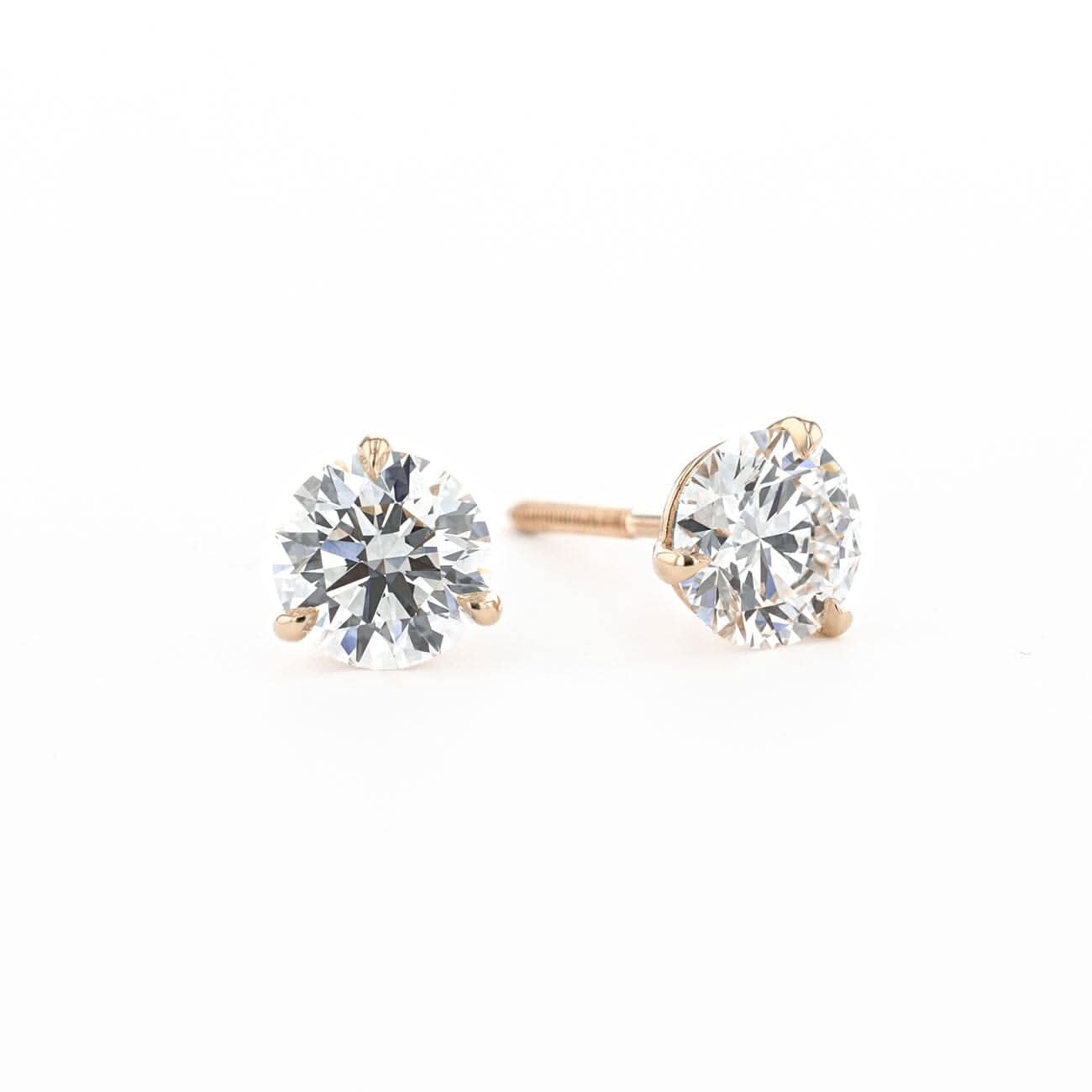 Lab Diamond Studs - PBD Earrings