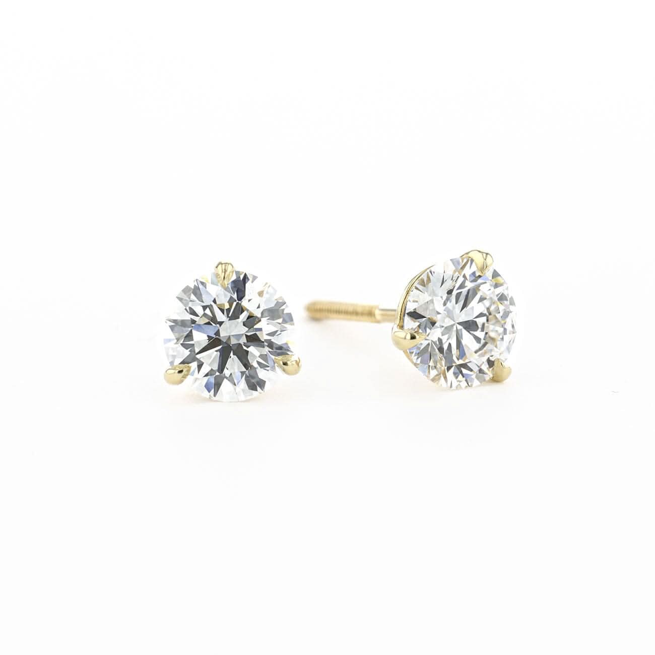 Lab Diamond Studs - PBD Earrings