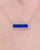 Lapis Inlay Bar Pavé Diamond Halo Necklace Necklaces Princess Bride Diamonds 