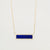 Lapis Inlay Bar Pavé Diamond Halo Necklace Necklaces Princess Bride Diamonds 