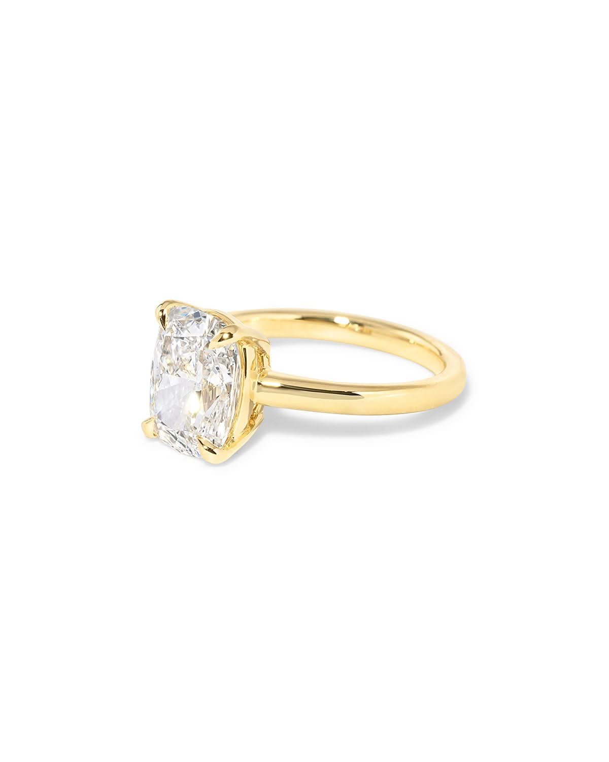 Leah Cushion Inline - PBD Engagement Rings