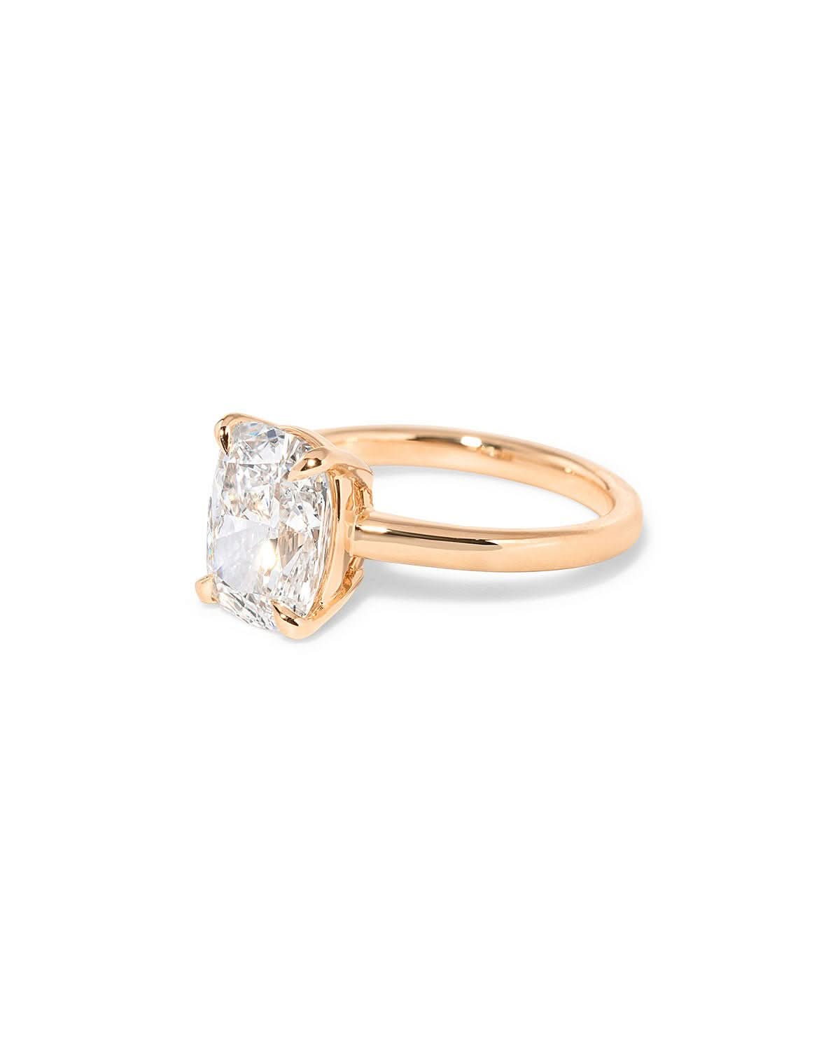 Leah Cushion Inline - PBD Engagement Rings