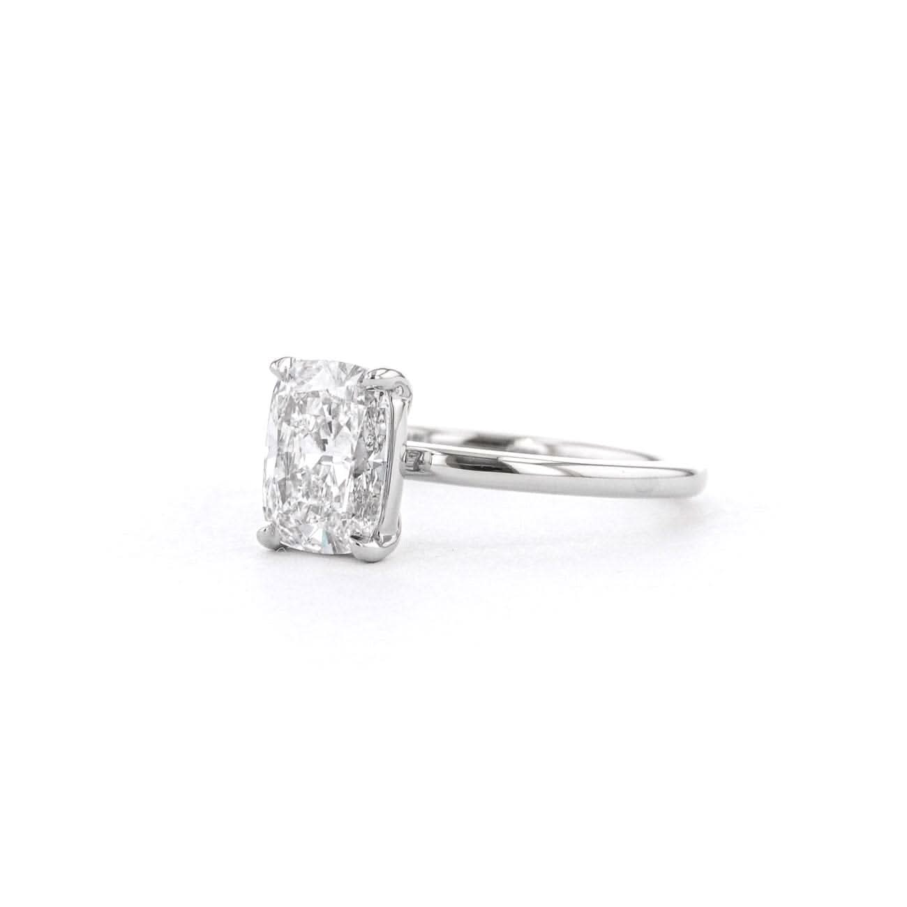 Leah Elongated Cushion High Polish - PBD Engagement Rings