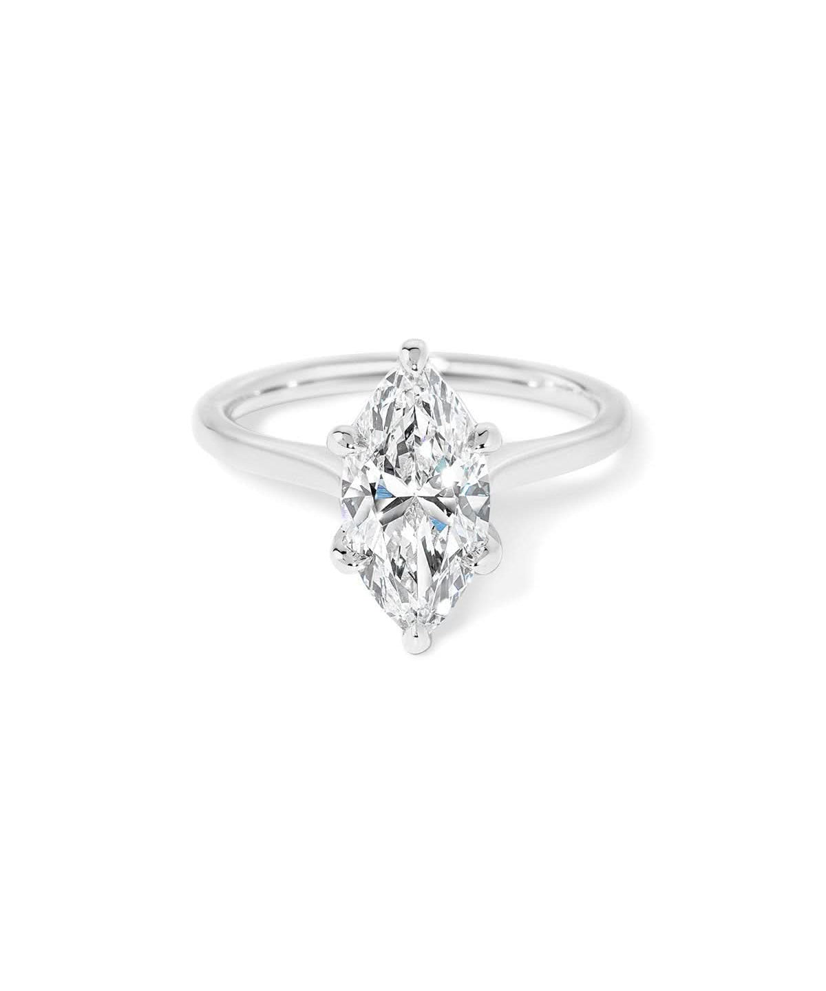 Leah Marquise Cathedral High Polish - PBD Engagement Rings