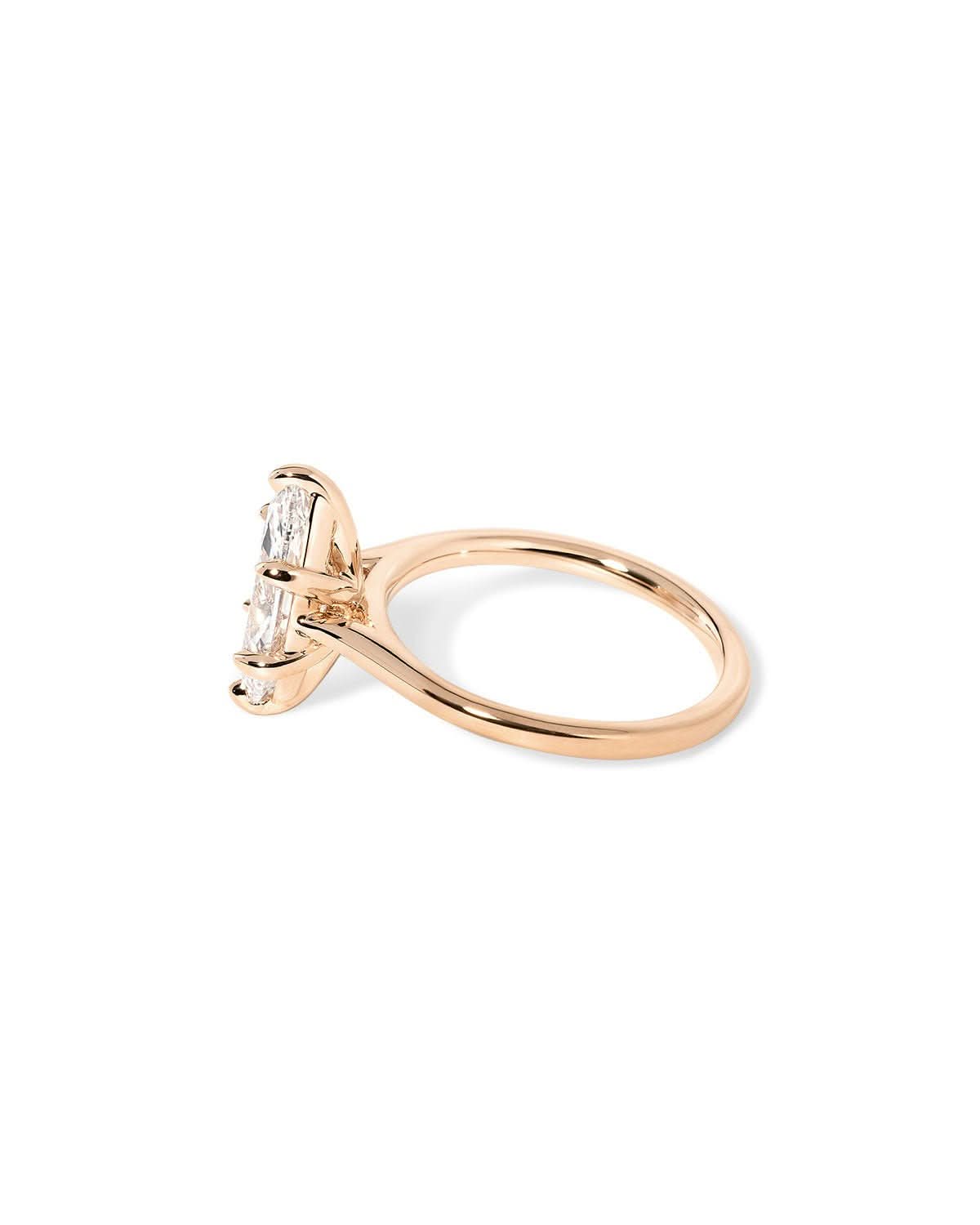 Leah Marquise Cathedral High Polish - PBD Engagement Rings