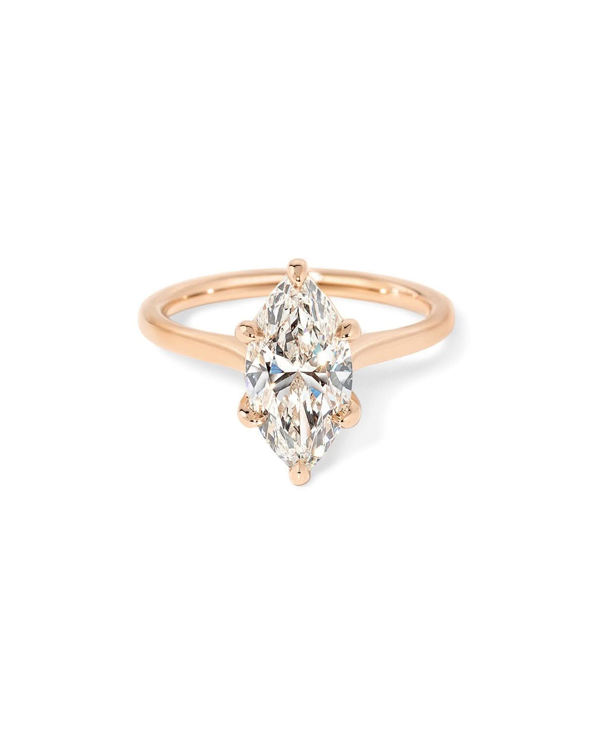 Leah Marquise Cathedral High Polish - PBD Engagement Rings