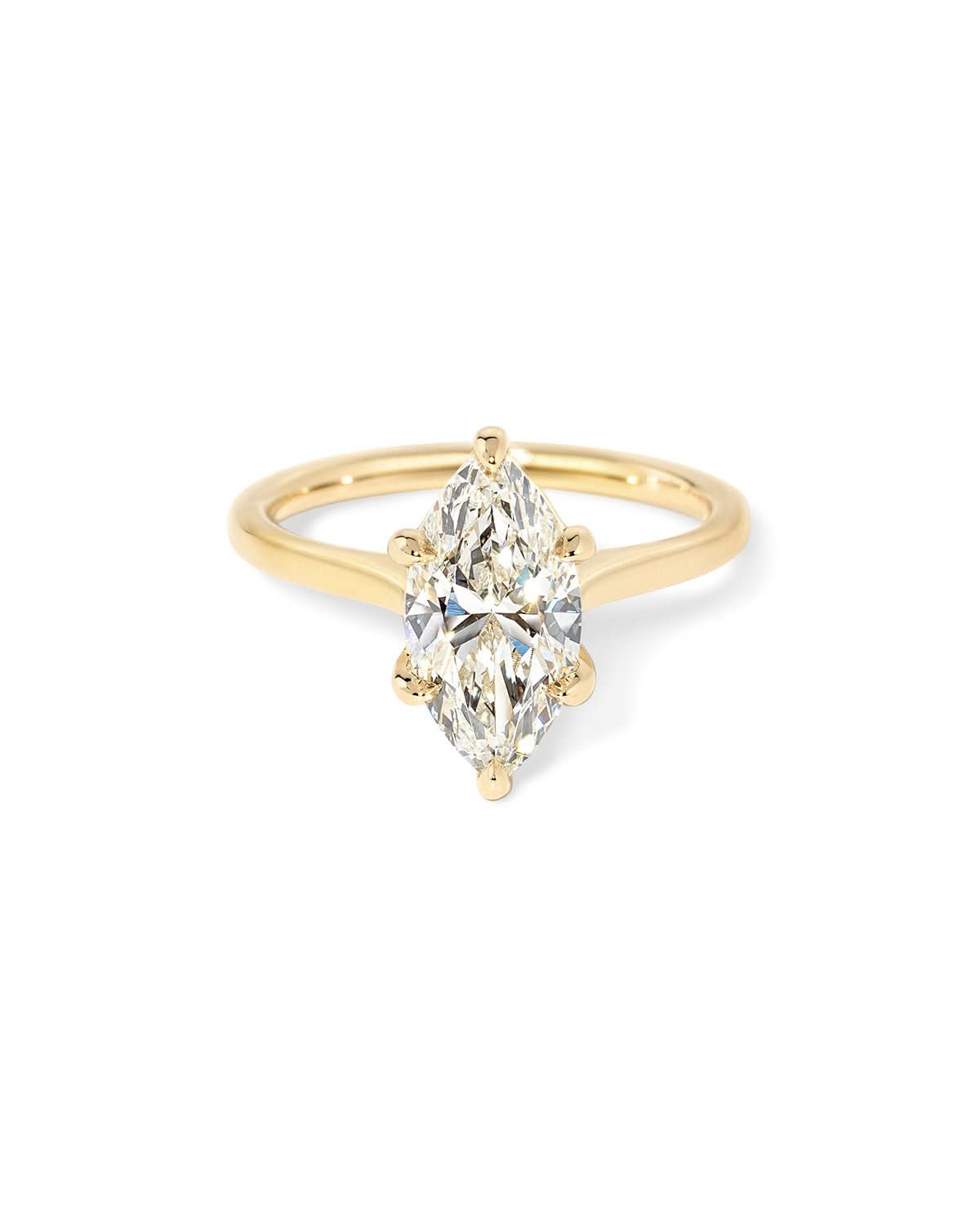 Leah Marquise Cathedral High Polish - PBD Engagement Rings