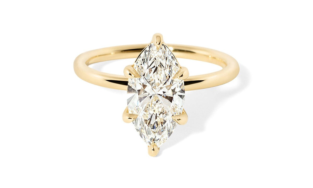 Leah Marquise High Polish - PBD Engagement Rings
