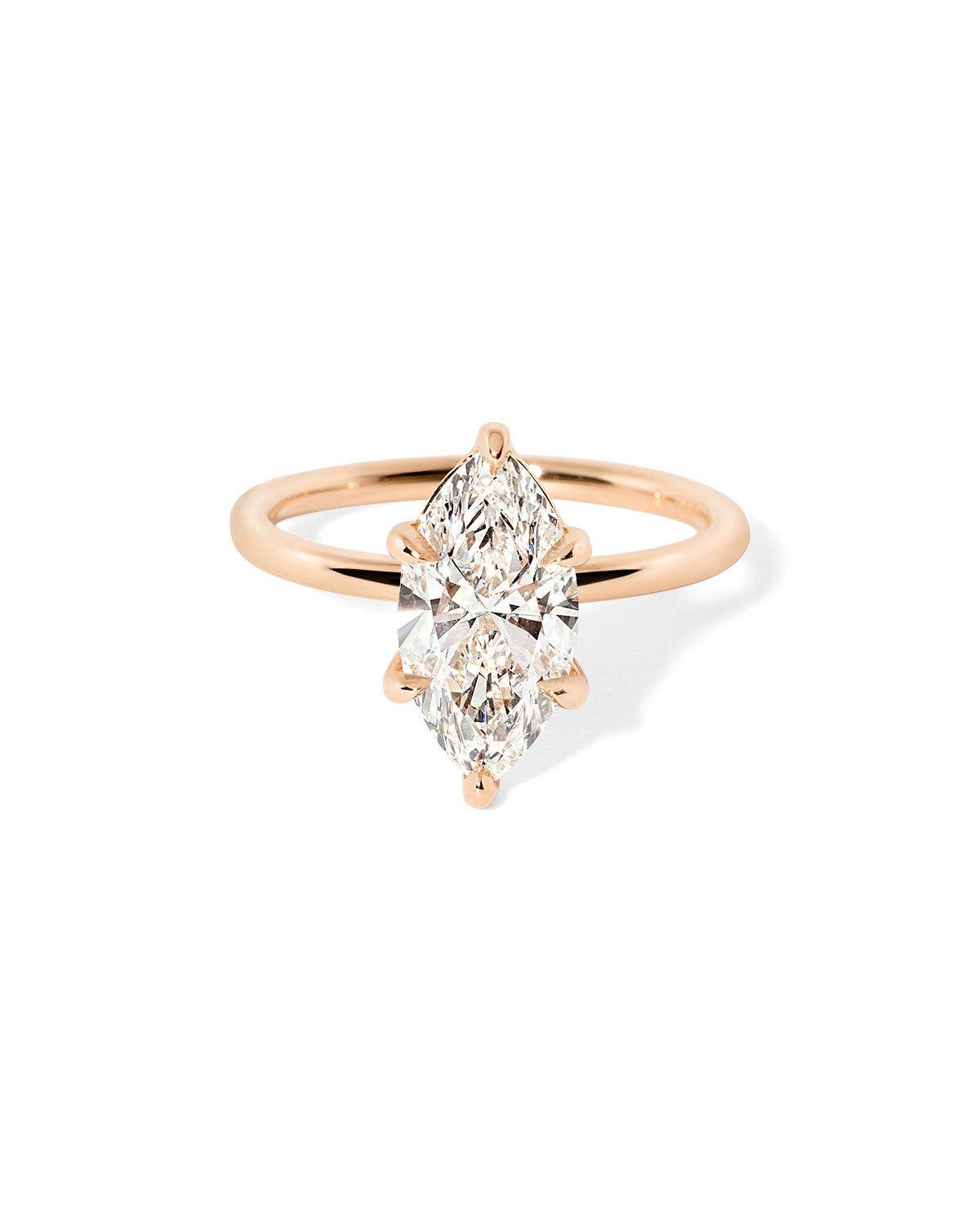 Leah Marquise High Polish - PBD Engagement Rings