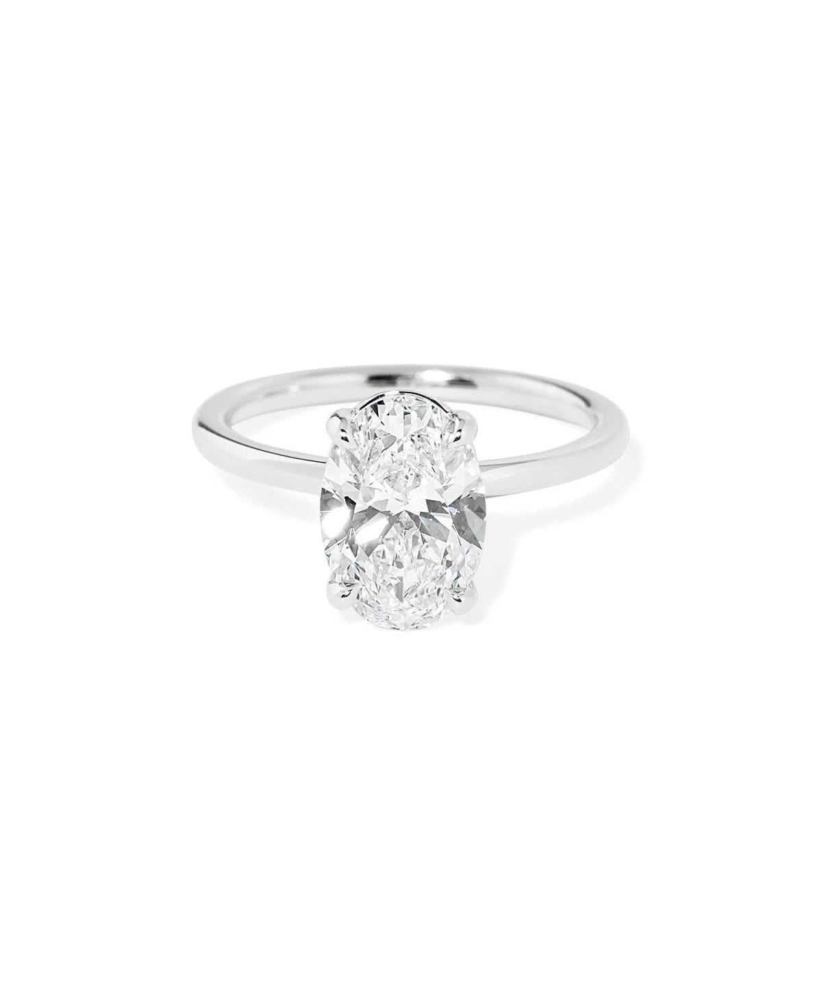 Leah Oval High Polish - PBD Engagement Rings