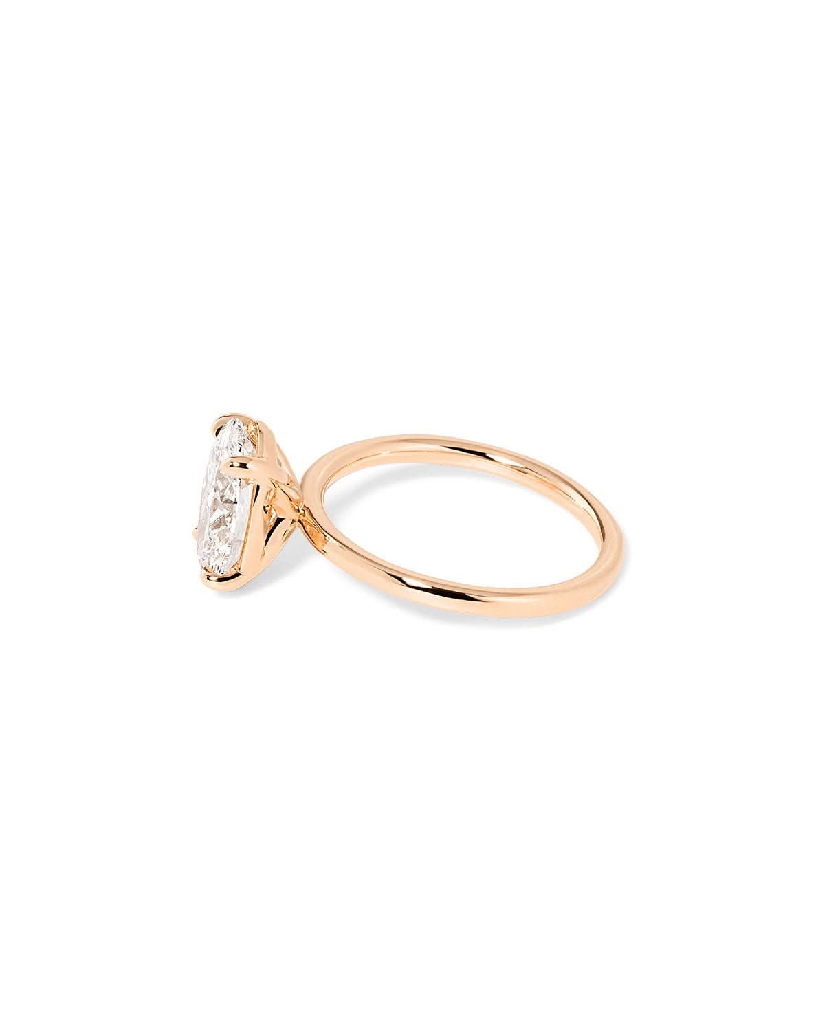 Leah Oval High Polish - PBD Engagement Rings