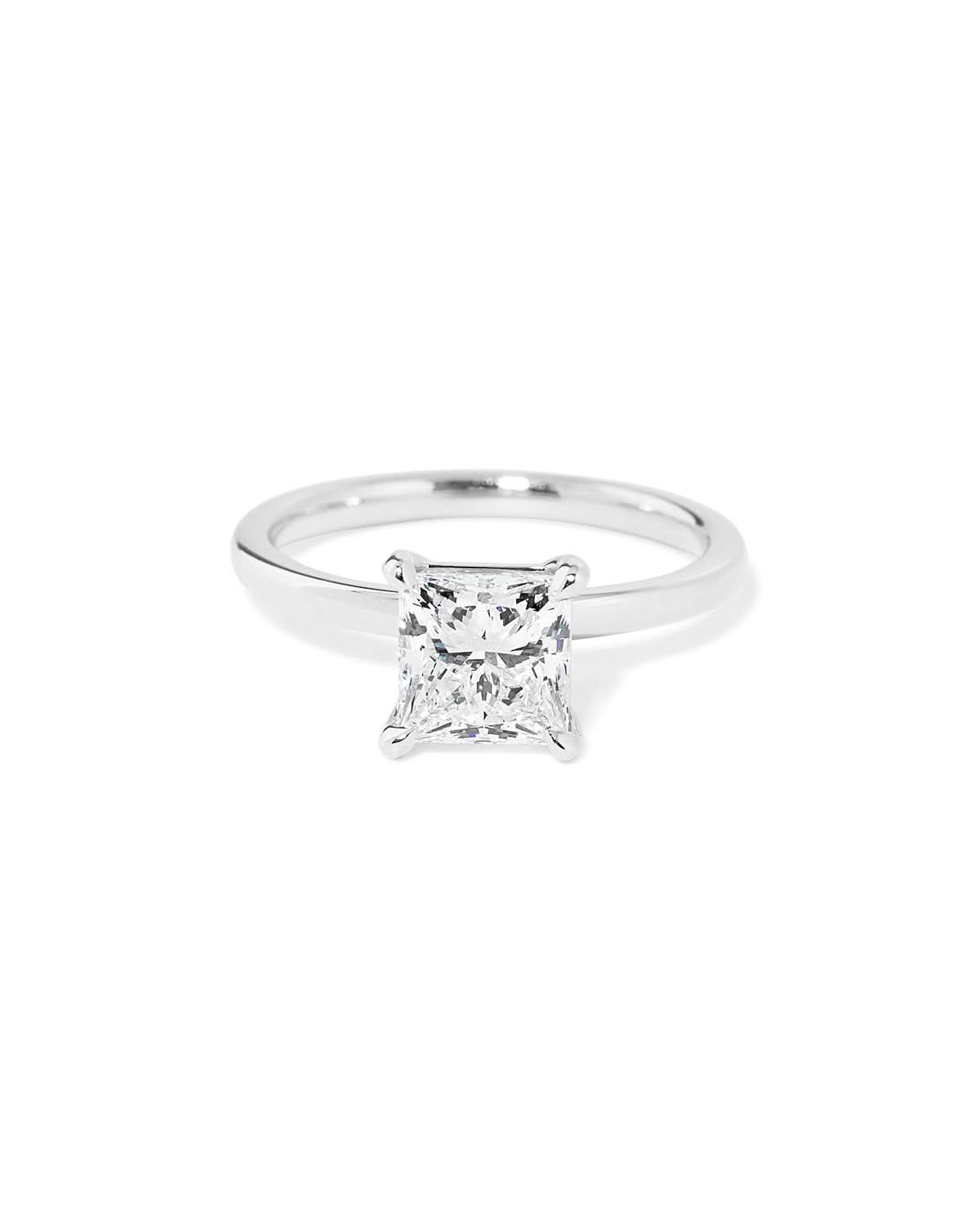 Leah Princess High Polish - PBD Engagement Rings