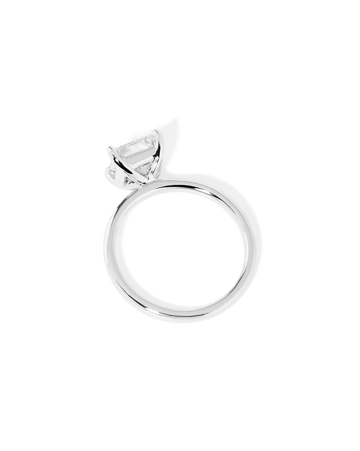 Leah Princess High Polish - PBD Engagement Rings