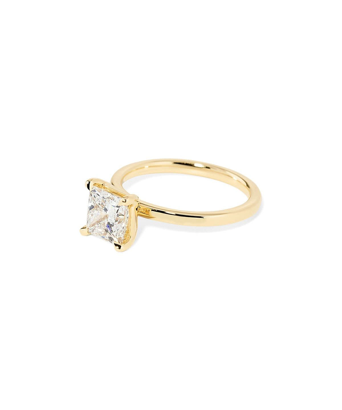 Leah Princess High Polish - PBD Engagement Rings