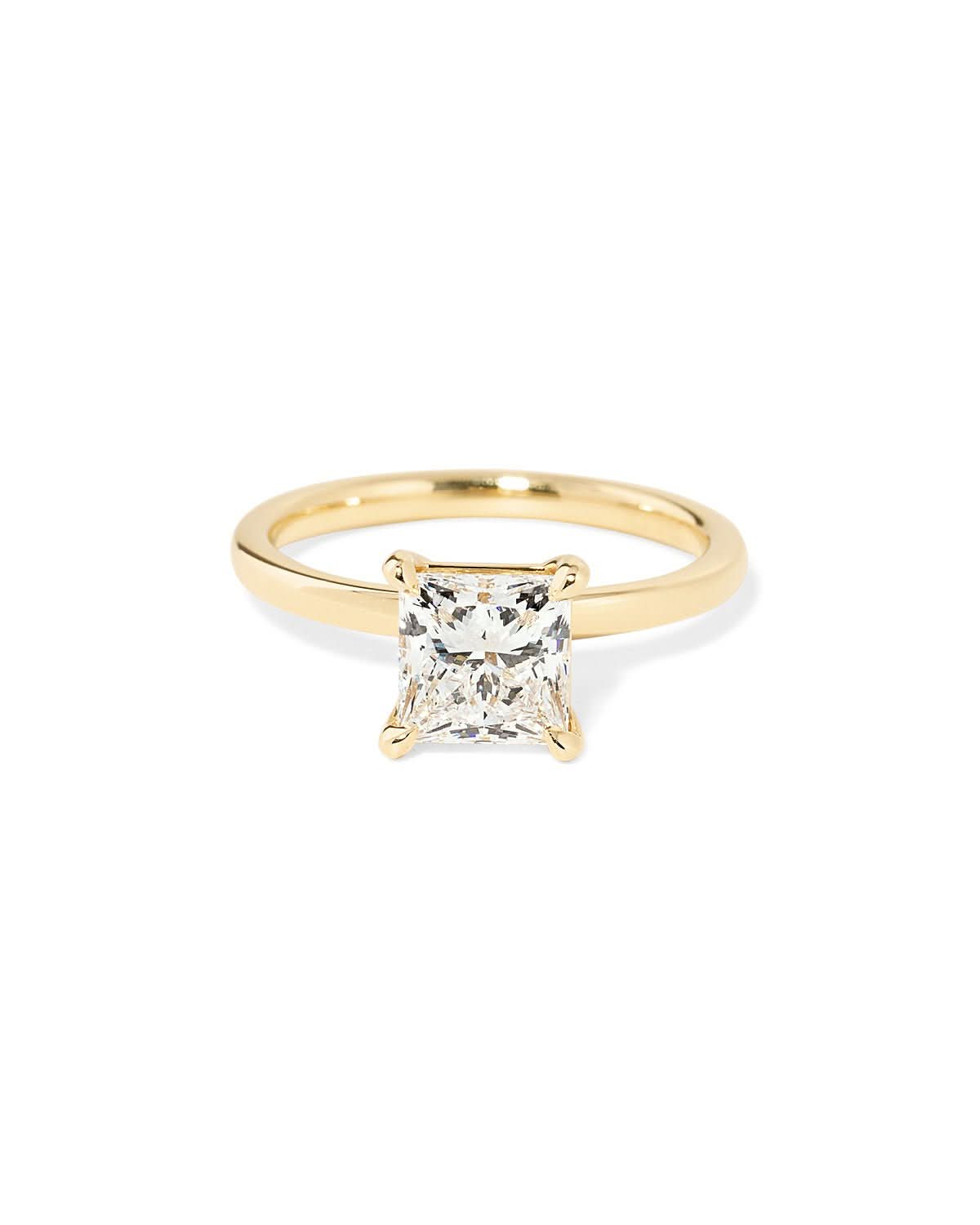 Leah Princess High Polish - PBD Engagement Rings