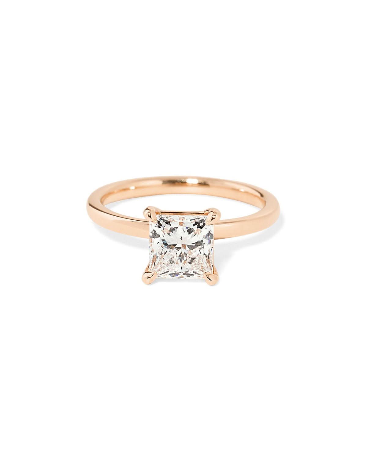 Leah Princess High Polish - PBD Engagement Rings