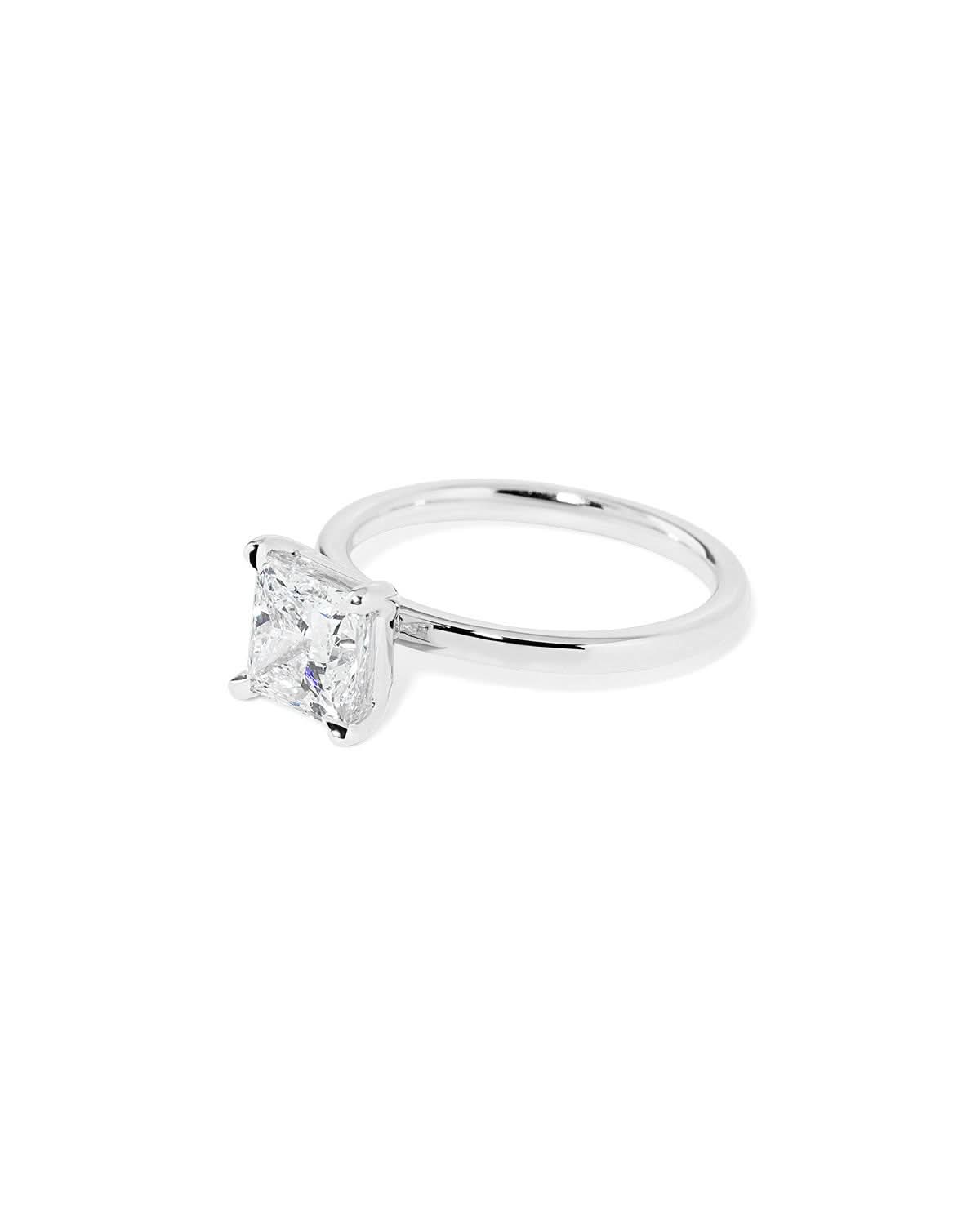 Leah Princess High Polish - PBD Engagement Rings