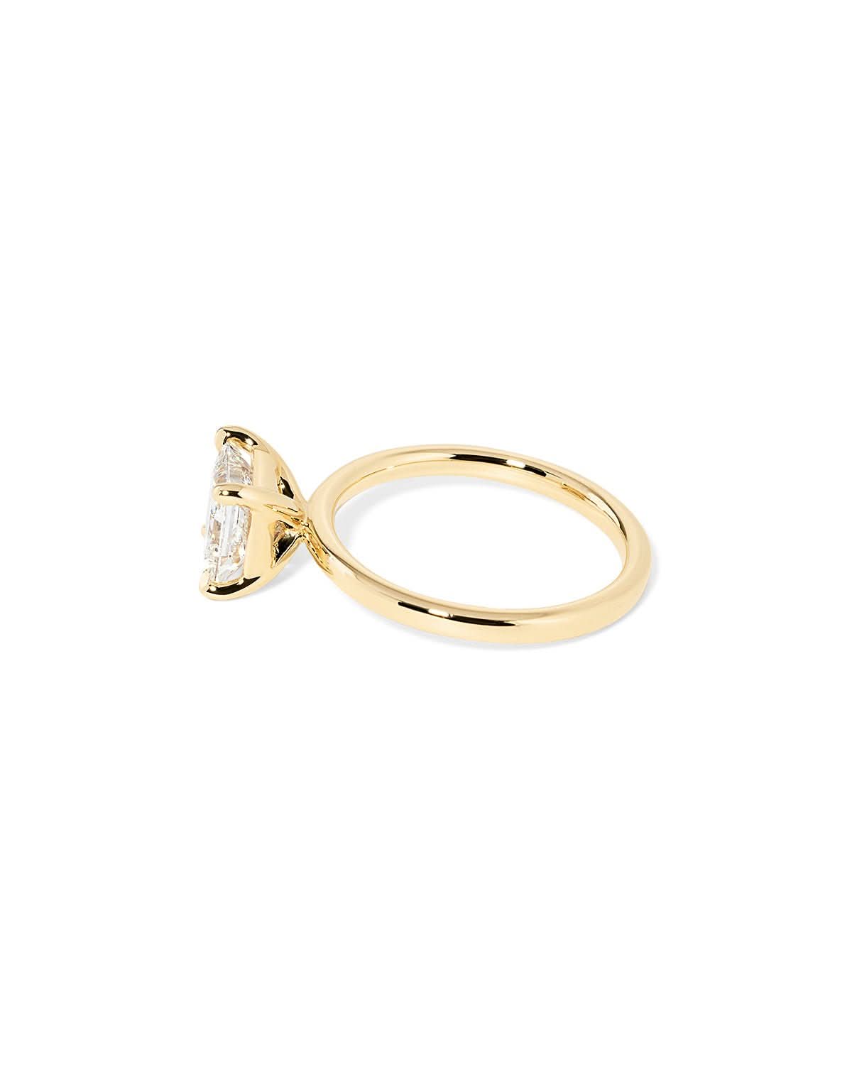 Leah Princess High Polish - PBD Engagement Rings