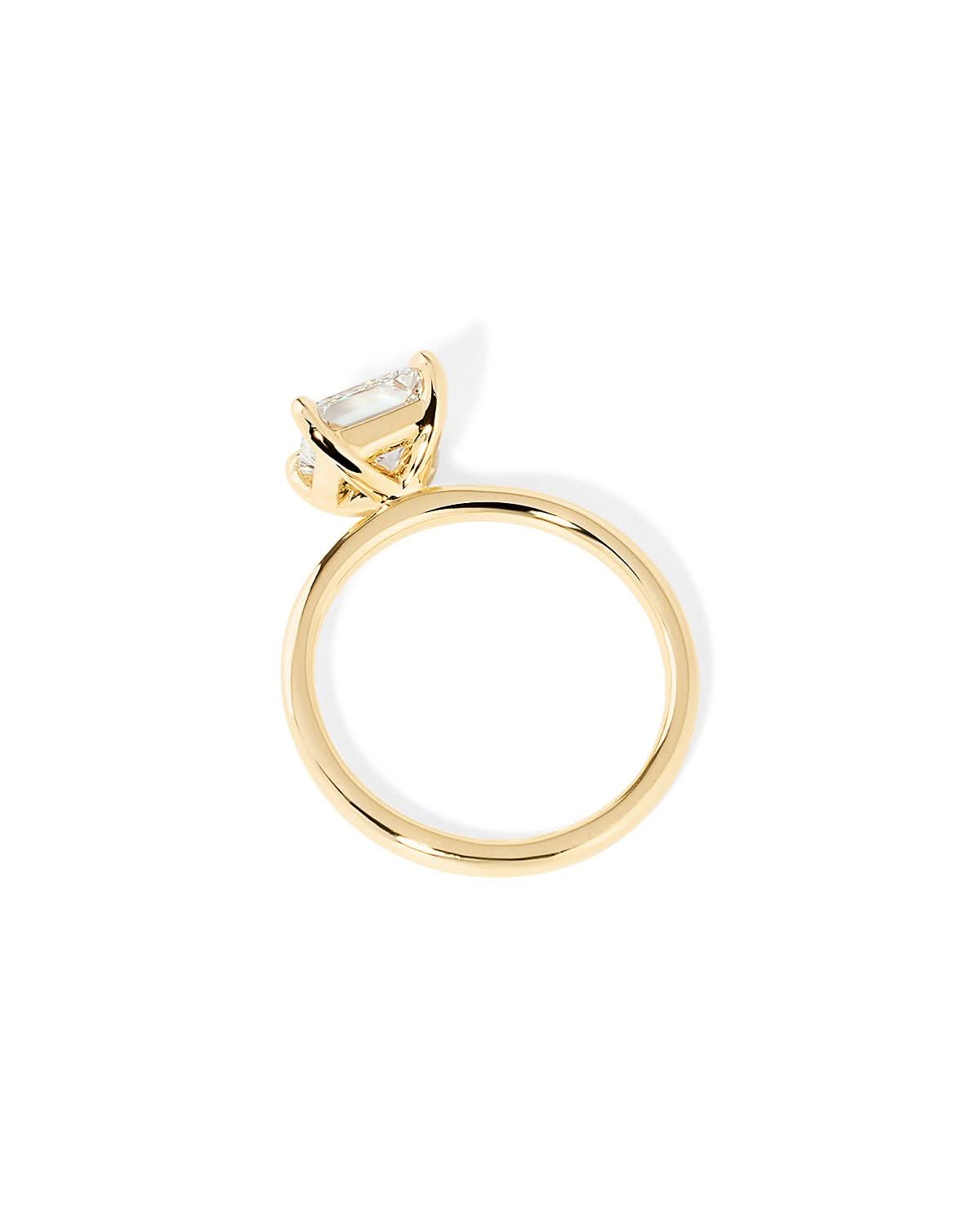 Leah Princess High Polish - PBD Engagement Rings