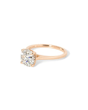 Leah Round Cathedral High Polish - PBD Engagement Rings
