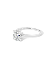 Leah Round Cathedral High Polish - PBD Engagement Rings