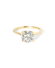 Leah Round Cathedral High Polish - PBD Engagement Rings