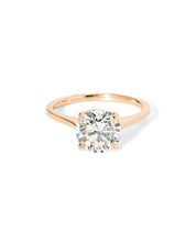 Leah Round Cathedral High Polish - PBD Engagement Rings