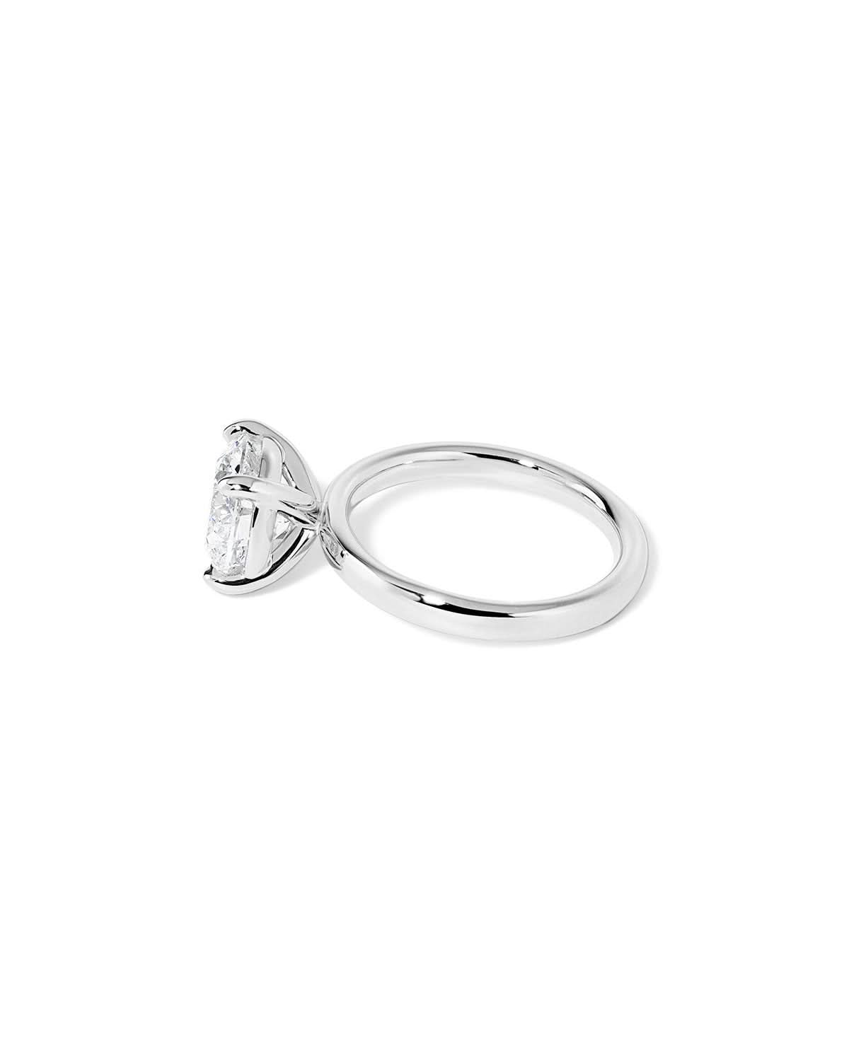 Leah Round High Polish - PBD Engagement Rings