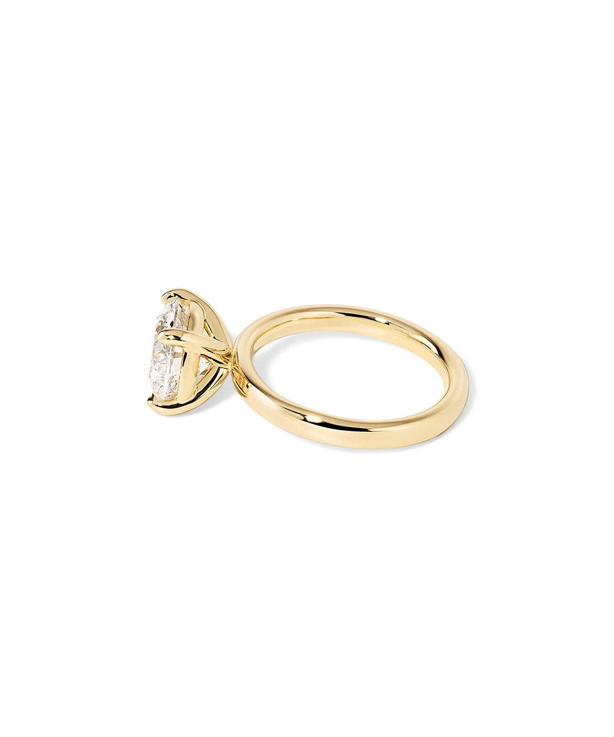 Leah Round High Polish - PBD Engagement Rings