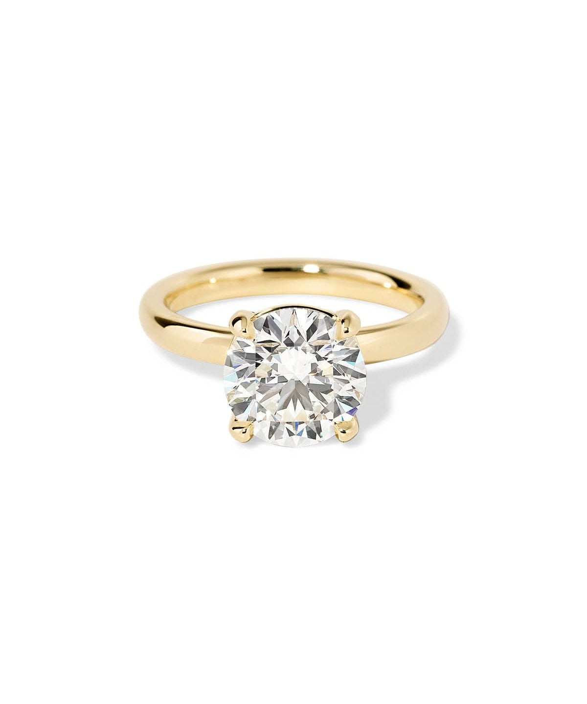 Leah Round High Polish - PBD Engagement Rings