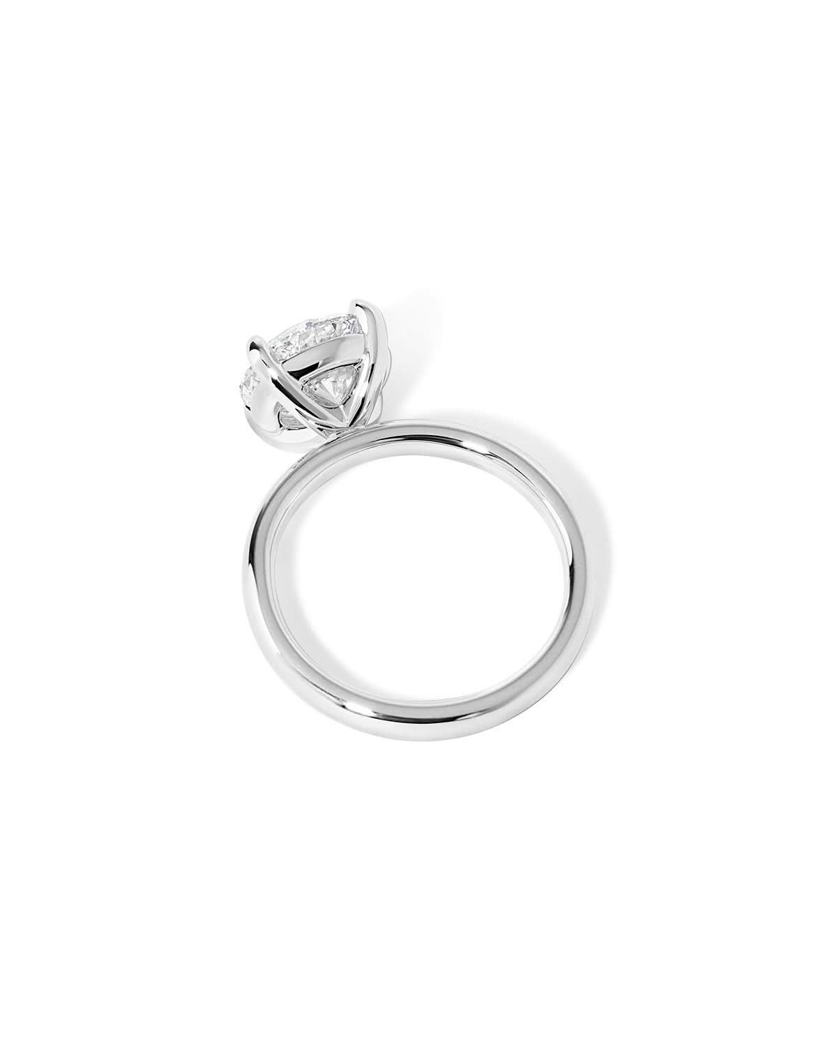 Leah Round High Polish - PBD Engagement Rings