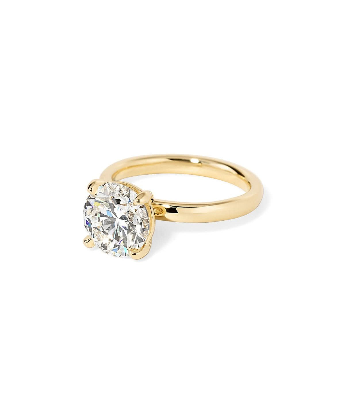 Leah Round High Polish - PBD Engagement Rings