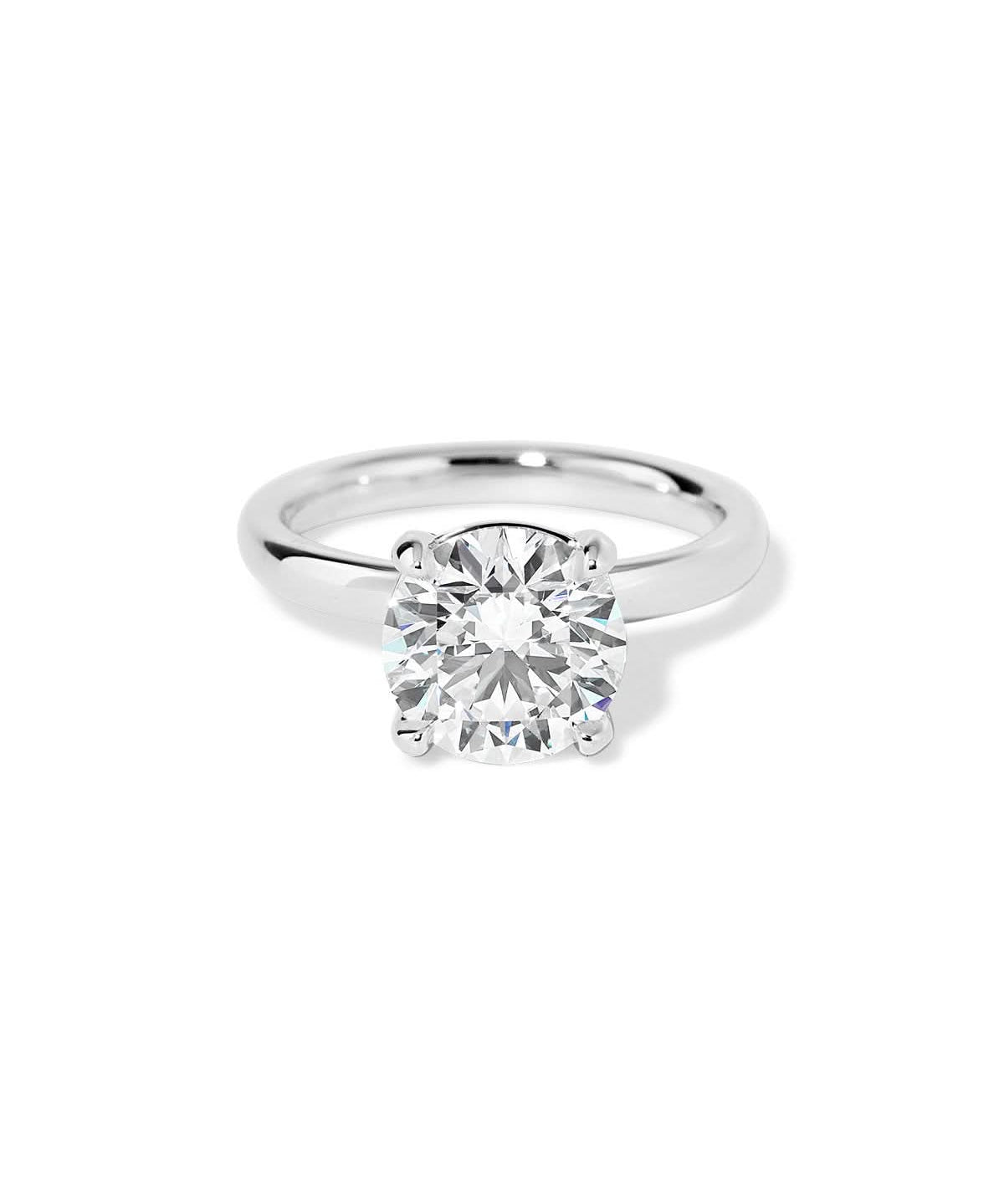 Leah Round High Polish - PBD Engagement Rings