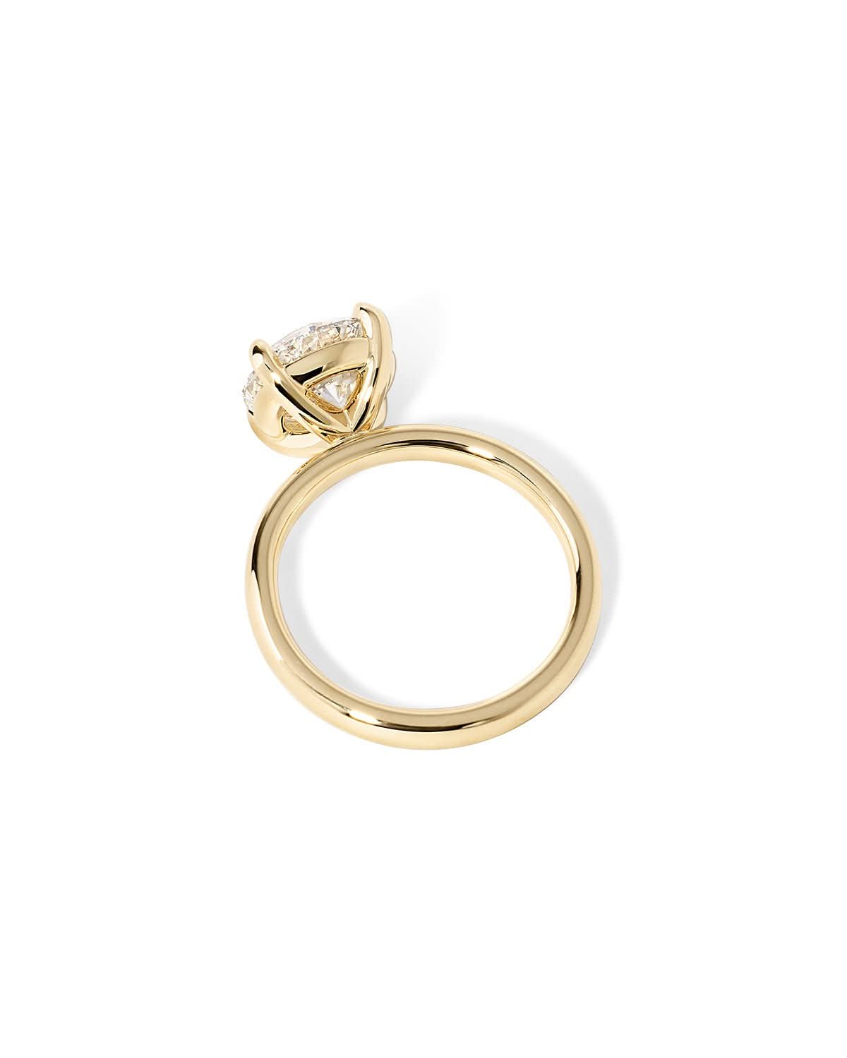 Leah Round High Polish - PBD Engagement Rings