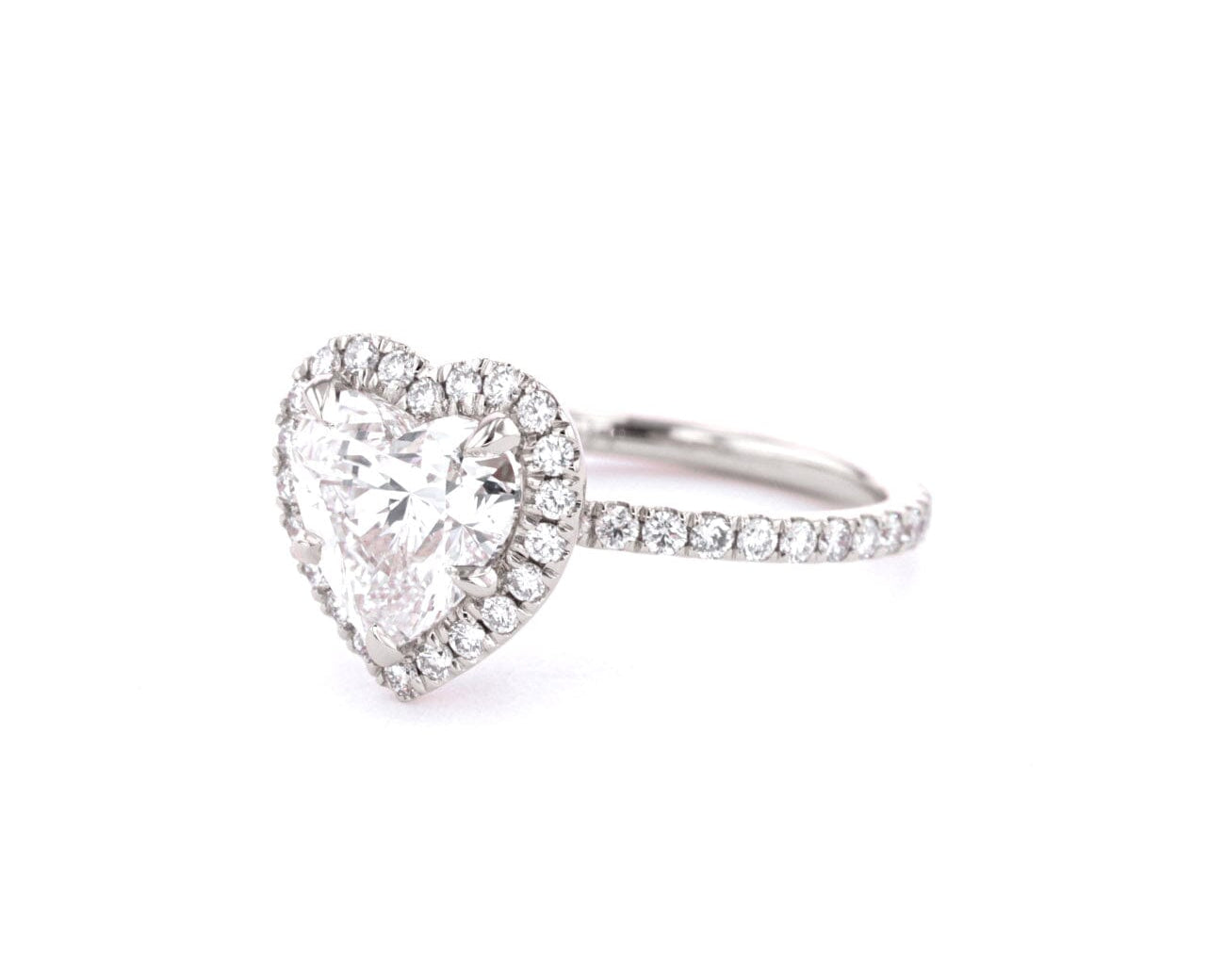Leilani Heart Engagement Rings Princess Bride Diamonds 