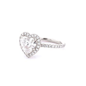 Leilani Heart Engagement Rings Princess Bride Diamonds 