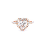 Leilani Heart Engagement Rings Princess Bride Diamonds 